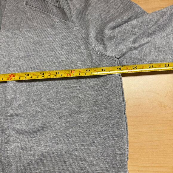 NWOT Love Ellie Open Front Rib Detailing Cardigan Gray Women Size M - Picture 12 of 12